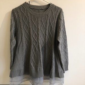 Sweater, Grey, L